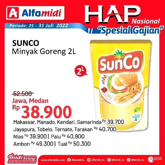 Promo Alfamidi HAP Spesial Gajian Periode 25 – 31 Juli 2022